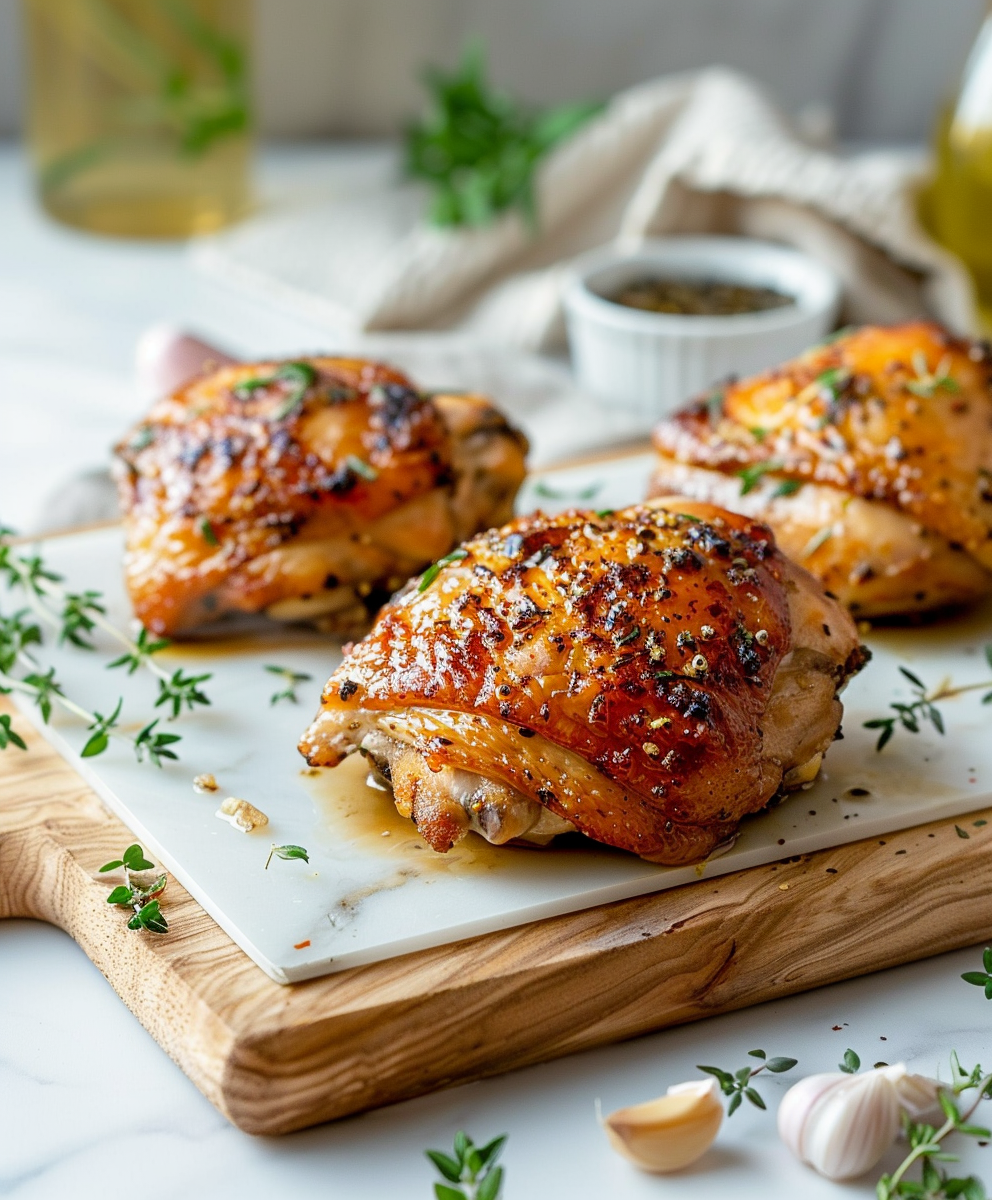 chicken-thigh-recipes crispy golden brown chicken thighs